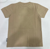 Kids cream Bear Graphic T-Shirt/regular cotton t-shirt