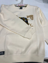 Cream -Sweatshirt 