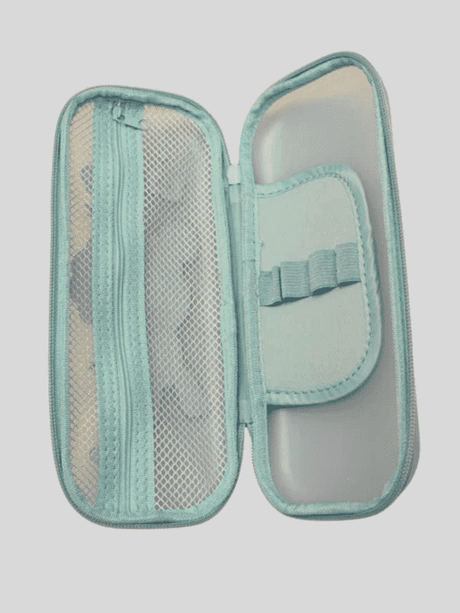 RS Pouch SINGLE ZIP Free Size - L.Blue.