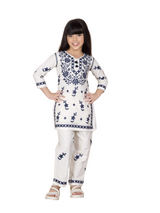 Girls' Pink & Orange Sharara Set