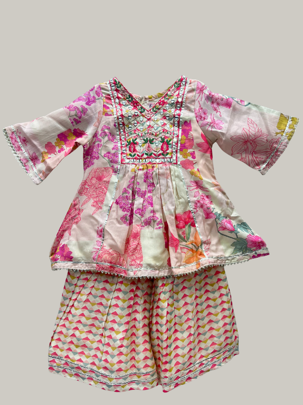 Cream-  Sharara Sets