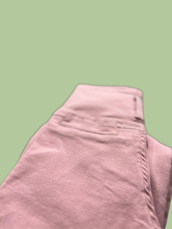 Girls' Peach Cropped Wide-Leg Pants