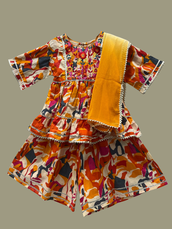 Yellow- Sharara Sets