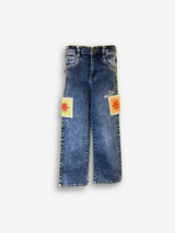 Boys' Classic Dark Blue Slim-Fit Jeans