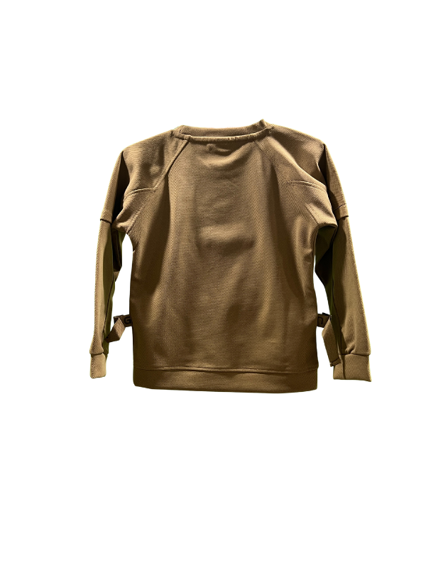 Neon lime green boys' short-sleeve T-shirt with a large, stylized metallic and white "TAZ-MANIA" graphic on the chest.