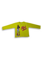 Girls' Lime Green Long-Sleeve T-Shirt