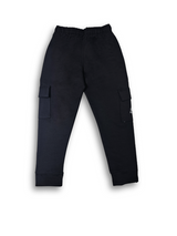 Boys' Black Cargo Jogger Pants