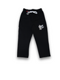 Boys' Black Hip Hop Graphic Jogger Pants
