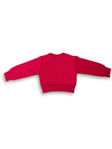 Girls' Red Cropped Sweatshirt 