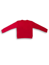 Girls' Red "OH NO" Comic Graphic Sweatshirt 