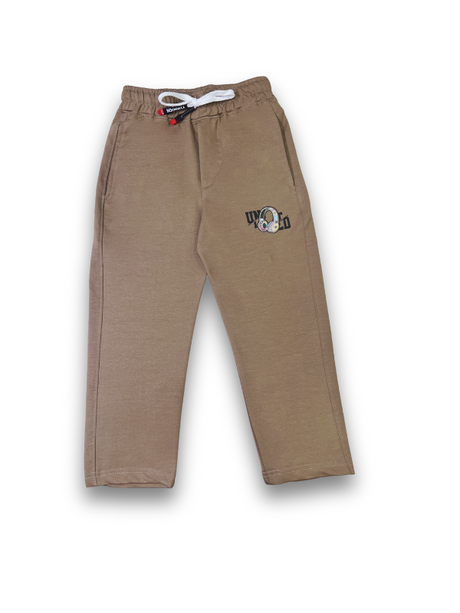 Boys' Light Grey Casual Jogger Pants