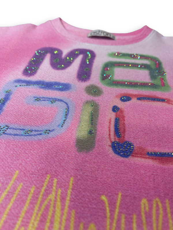 Girls' Pink Ombre Sparkle