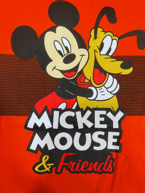 Boys' Orange Disney Mickey Mouse & Friends Graphic T-Shirt.