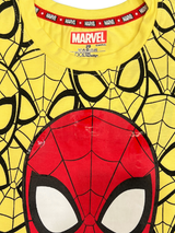 Boys' Yellow Marvel Spider-Man Mask Graphic T-Shirt.
