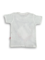 Boys' White Captain America "First Avenger" Graphic T-Shirt.