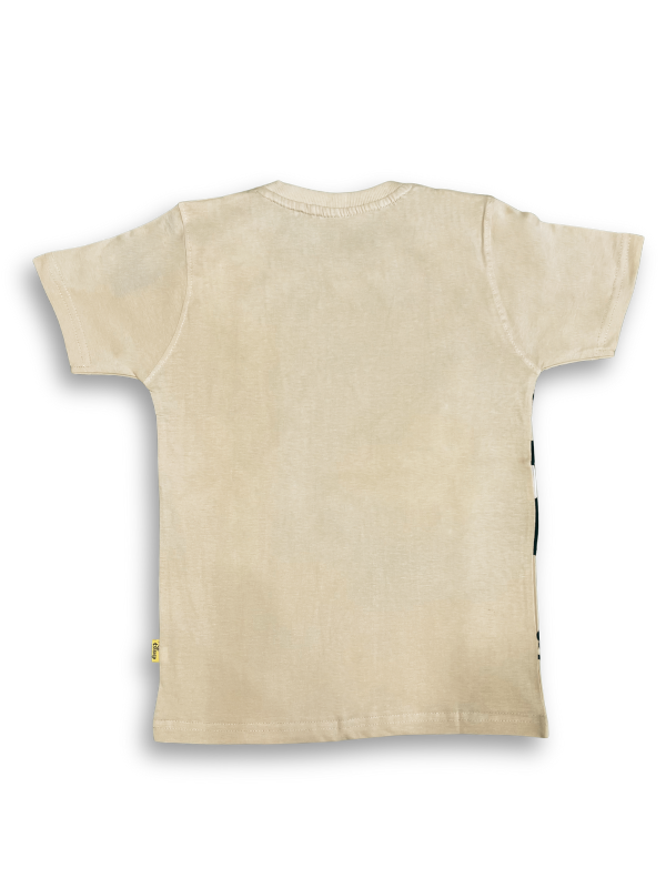 Boys' Cream/Tan Mickey Mouse Sketch Graphic T-Shirt.