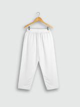 Boys' Maroon Sequin Embroidered Kurta with White Pyjama Set.