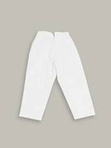 Boys' aqua blue full-sleeve kurta with an intricate white geometric mosaic print, paired with solid white straight-fit pajamas. The set is displayed on a mannequin against a light gray background