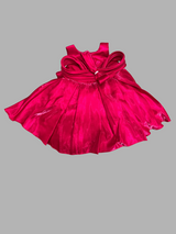 Baby Girls Midi/Knee Length Party Dress  (Red, Sleeveless)