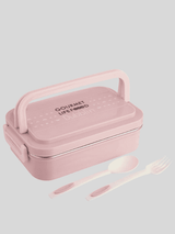 Dubblin Lunch Box Steel Brunch 750 Ml Pink For Unisex