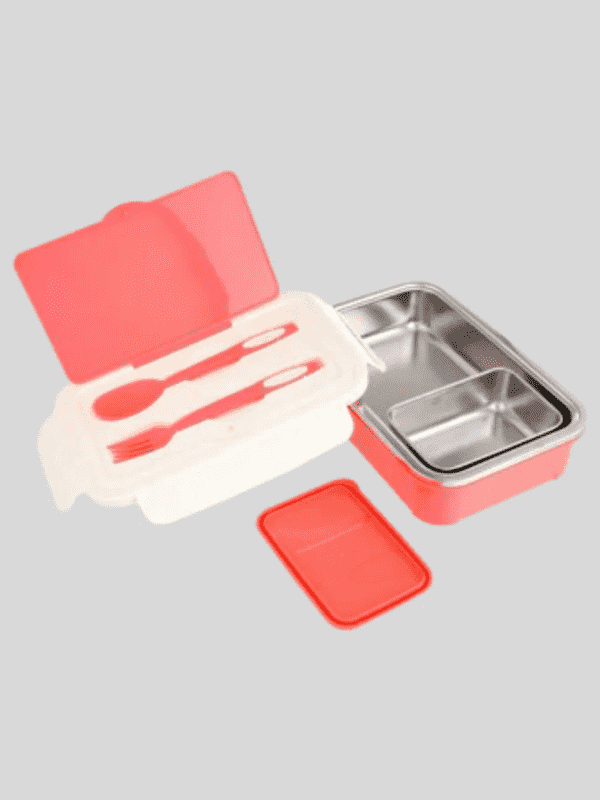 Dubblin Lunch Box Steel Tom 850 Ml Pink For Unisex