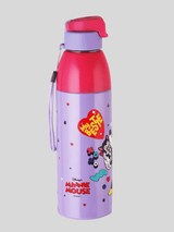 Cello Water Bottle Kidzbee Uranus Steel 600 Ml Purple For Unisex