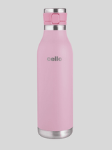 Cello Water Bottle Duro Jet Steel 900 Ml Pink For Unisex