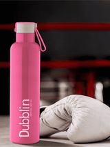 Dubblin Water Bottle Steel Boom1000 Ml Pink For Unisex