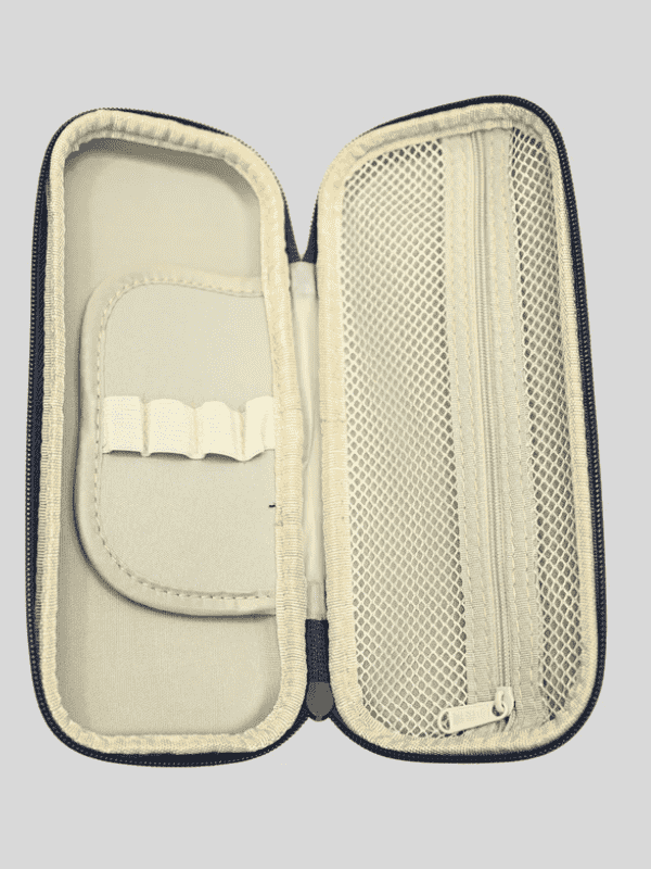 RS Pouch SINGLE ZIP Free Size - Blue.