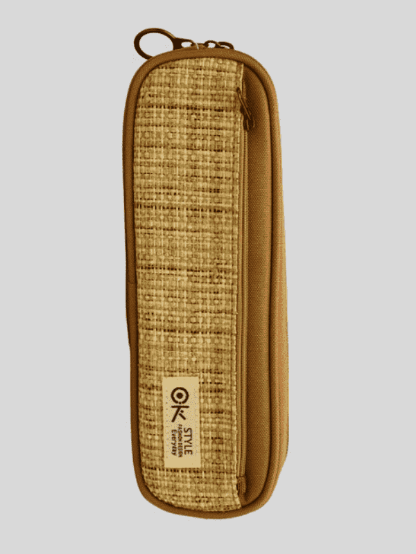 RS Pouch SINGLE ZIP Free Size - Brown