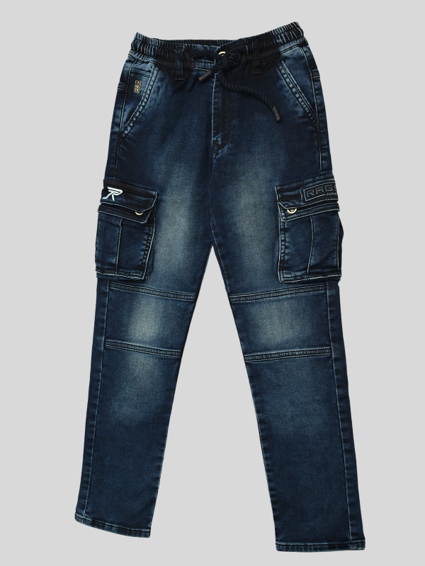 Boys Casual Stylish  Regular Fit Pant for Boy - Blue