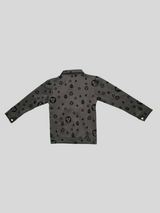 Boys Winter Full Sleeves Plain Regular Jacket - Black
