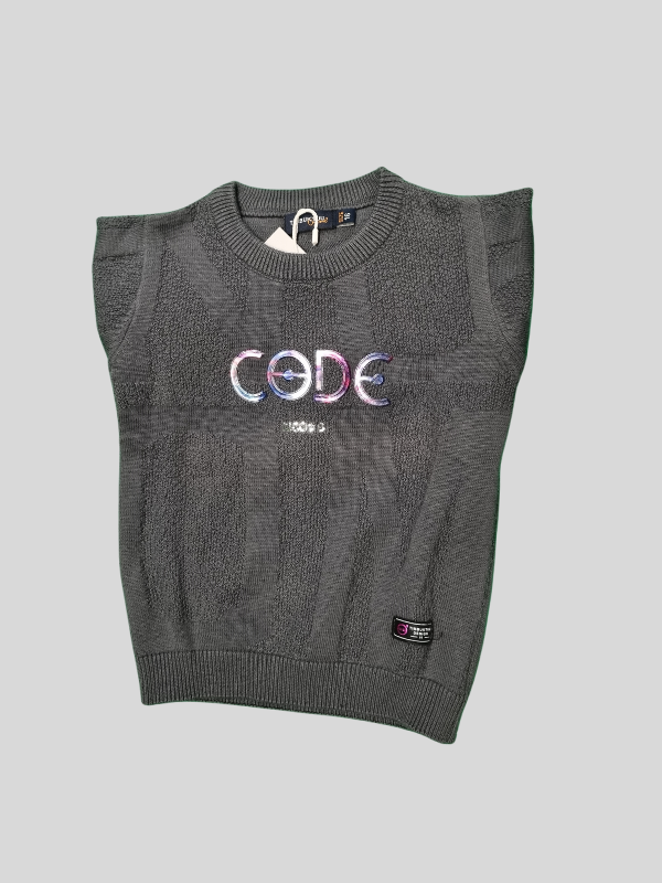 Boys Casual Full Sleeves Printed Round Neck T-Shirt - Grey