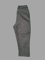Boys Leisure  Plain Elastic Waist Track Pant W/O Rib - Green