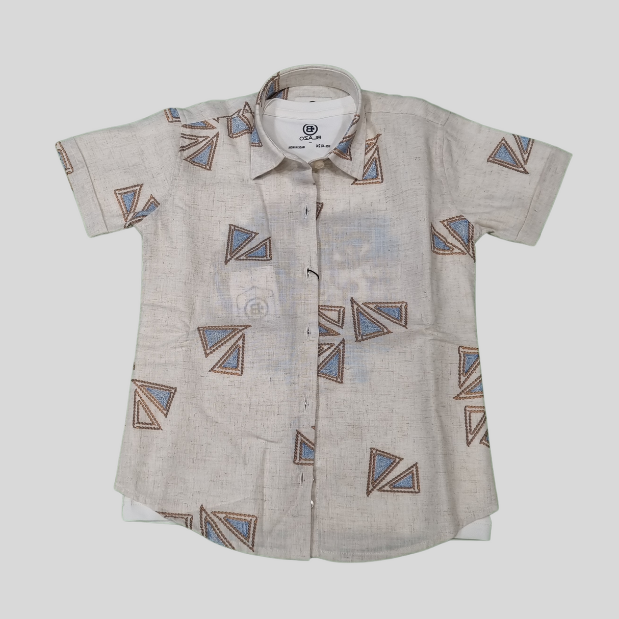 Boys’ Casual 2-Piece Set – Graphic T-Shirt & Printed Short-Sleeve Shirt