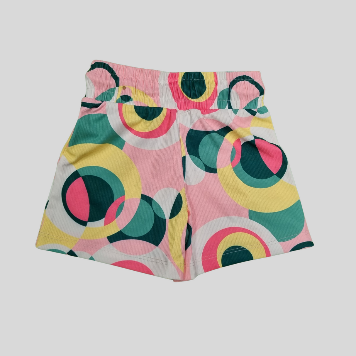 Girls' Color Pop Co-Ordinate Set – Printed T-Shirt and Shorts for Summer Fun