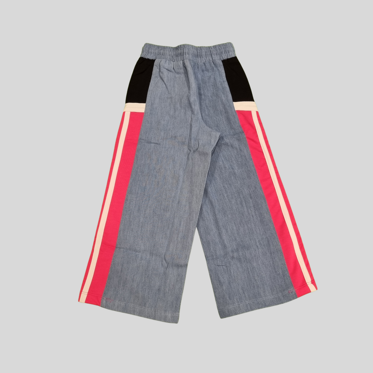 Girls’ "New York Street" Colorblock Casual Set – Pink & Blue