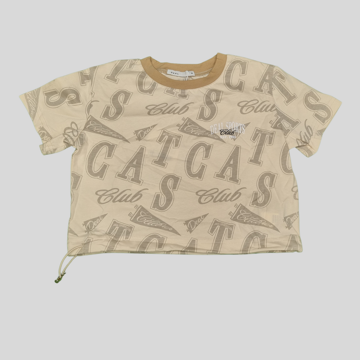 Girls Printed Sports Club T-Shirt – Dual Colors
