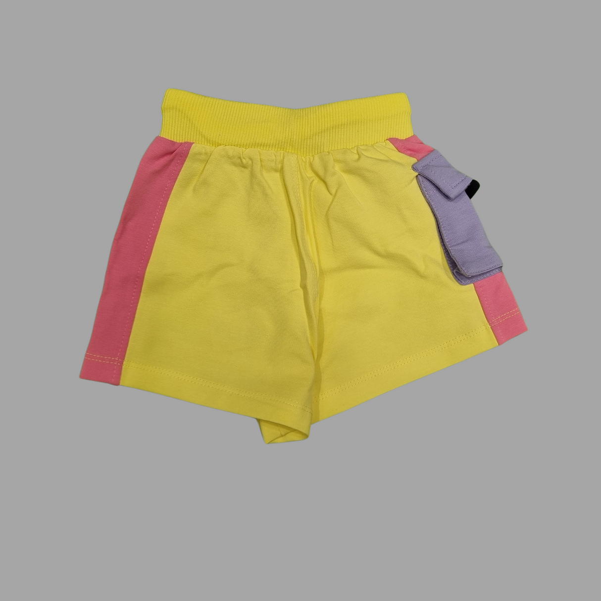 Girls' "Come On Girls, Let's Go Party" Summer Co-ordinate Set – Yellow & Blue