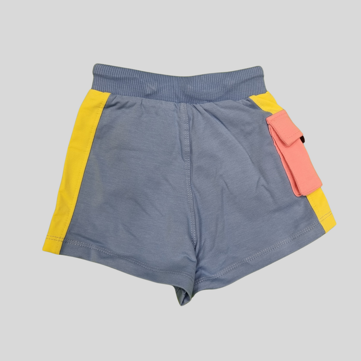 Girls' "Come On Girls, Let's Go Party" Summer Co-ordinate Set – Yellow & Blue