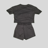 Sweet Sundae Girls' Summer Co-ordinate Set – Available in Black & Navy Blue