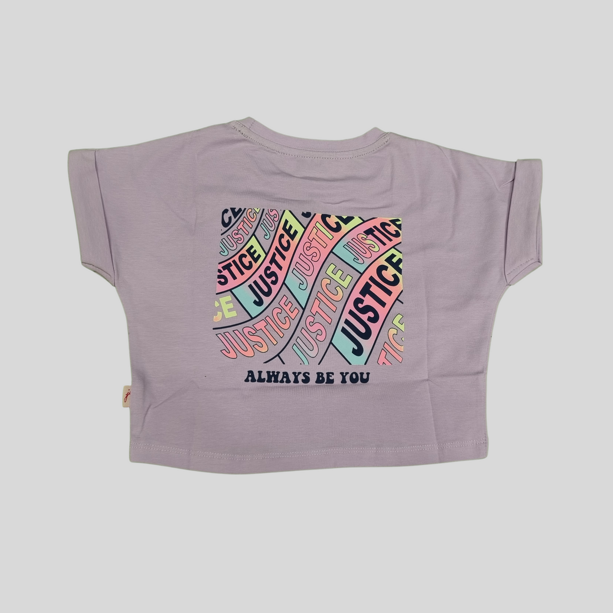 Girls’ Justice Themed Summer Co-ordinate Set – T-Shirt & Shorts (Green & Purple)