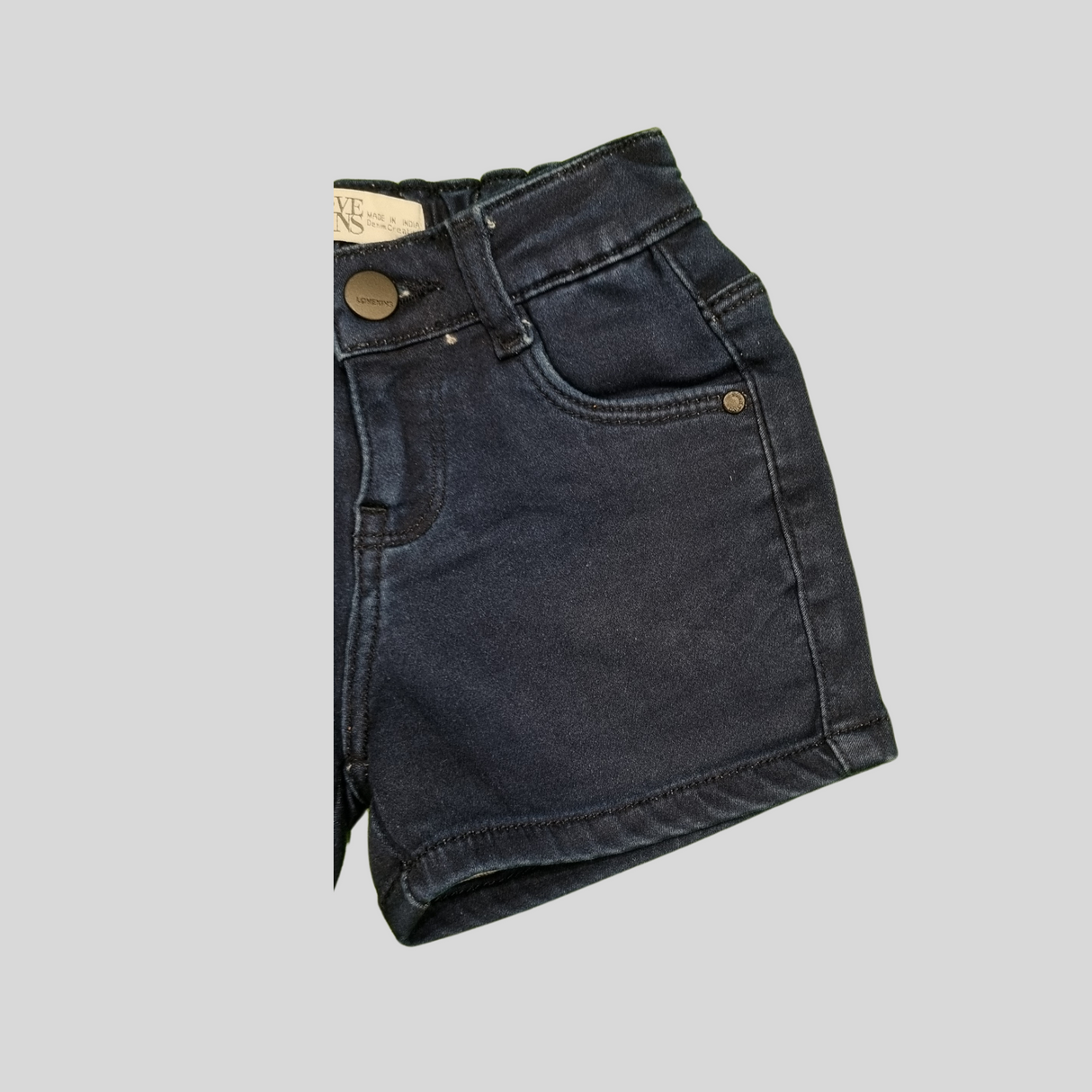 Stylish Girls’ Denim Shorts – Biue & Navy Blue