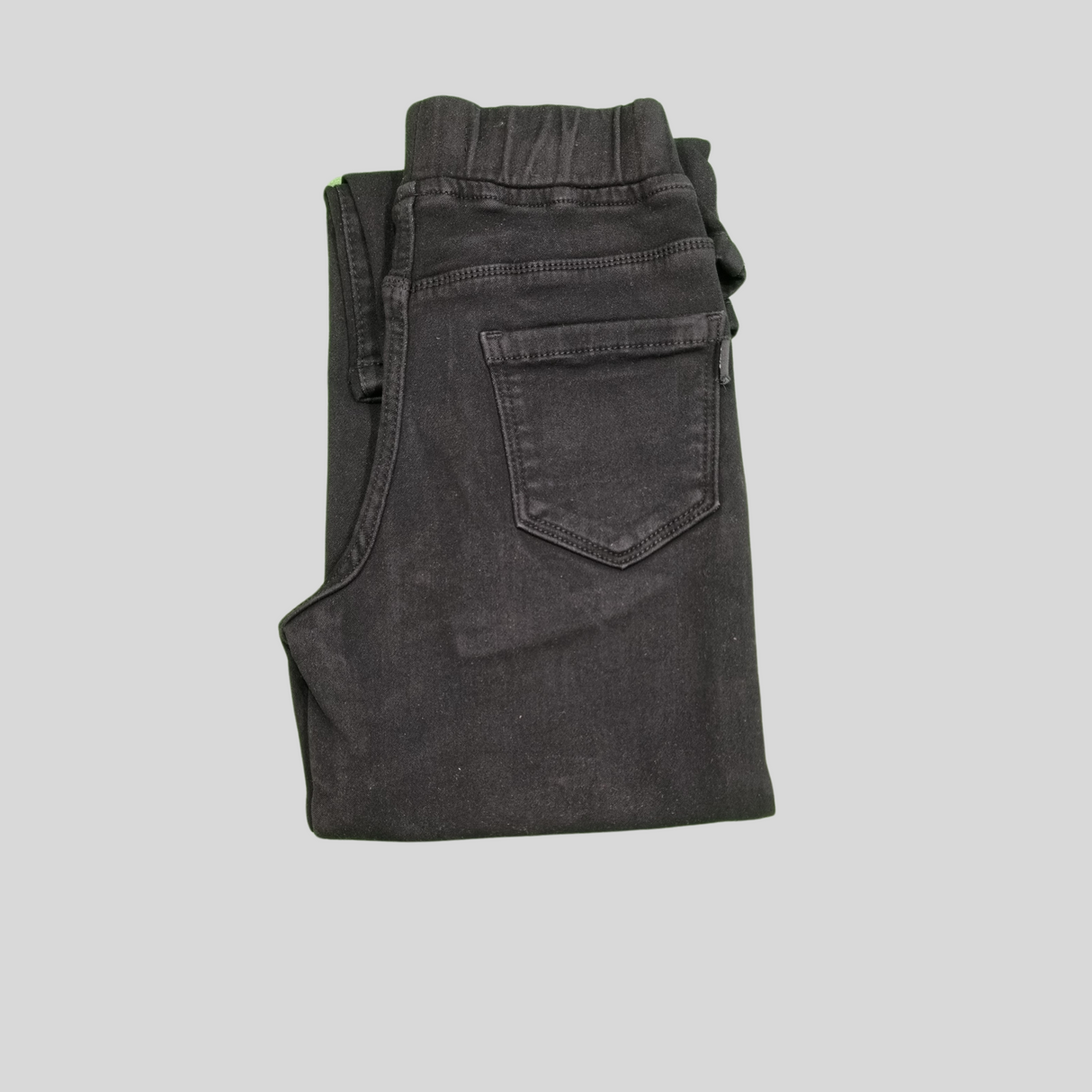 Girls’ Wide-Leg Stretch Jeans – 2 Colors (Black & Navy Blue)