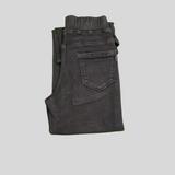 Girls’ Wide-Leg Stretch Jeans – 2 Colors (Black & Navy Blue)