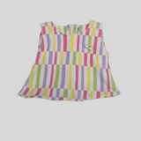 Girls’ Sleeveless Top and Wide-Leg Pant Set – Multicolor Stripes (2 Variants)