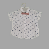 Boys’ Smart Casual Suspender Outfit – Printed Shirt, Bow Tie & Shorts Set
