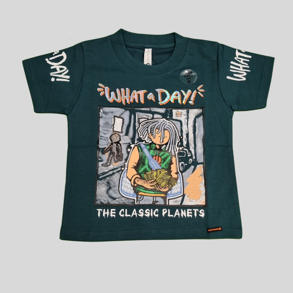 “What a Day” Boys’ Graphic T-Shirt – The Classic Planets Edition