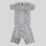 Boys Multicolor Graphic Co-Ordinate Set – “Culture” Typography Design