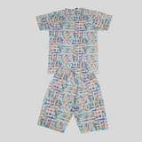 Boys Multicolor Graphic Co-Ordinate Set – “Culture” Typography Design